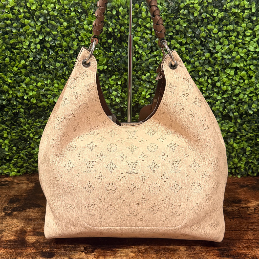 Louis Vuitton Caramel Mahina Hobo Bag