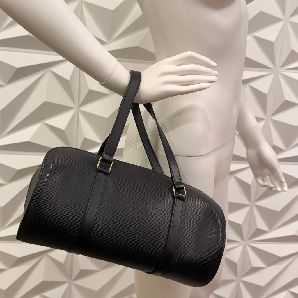Louis Vuitton Epi Black Pavilion Handbag