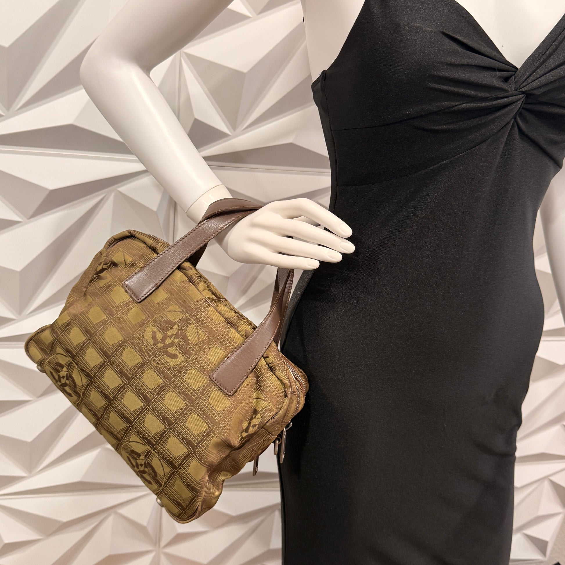 Chanel Choco Bar Travel Line Tote