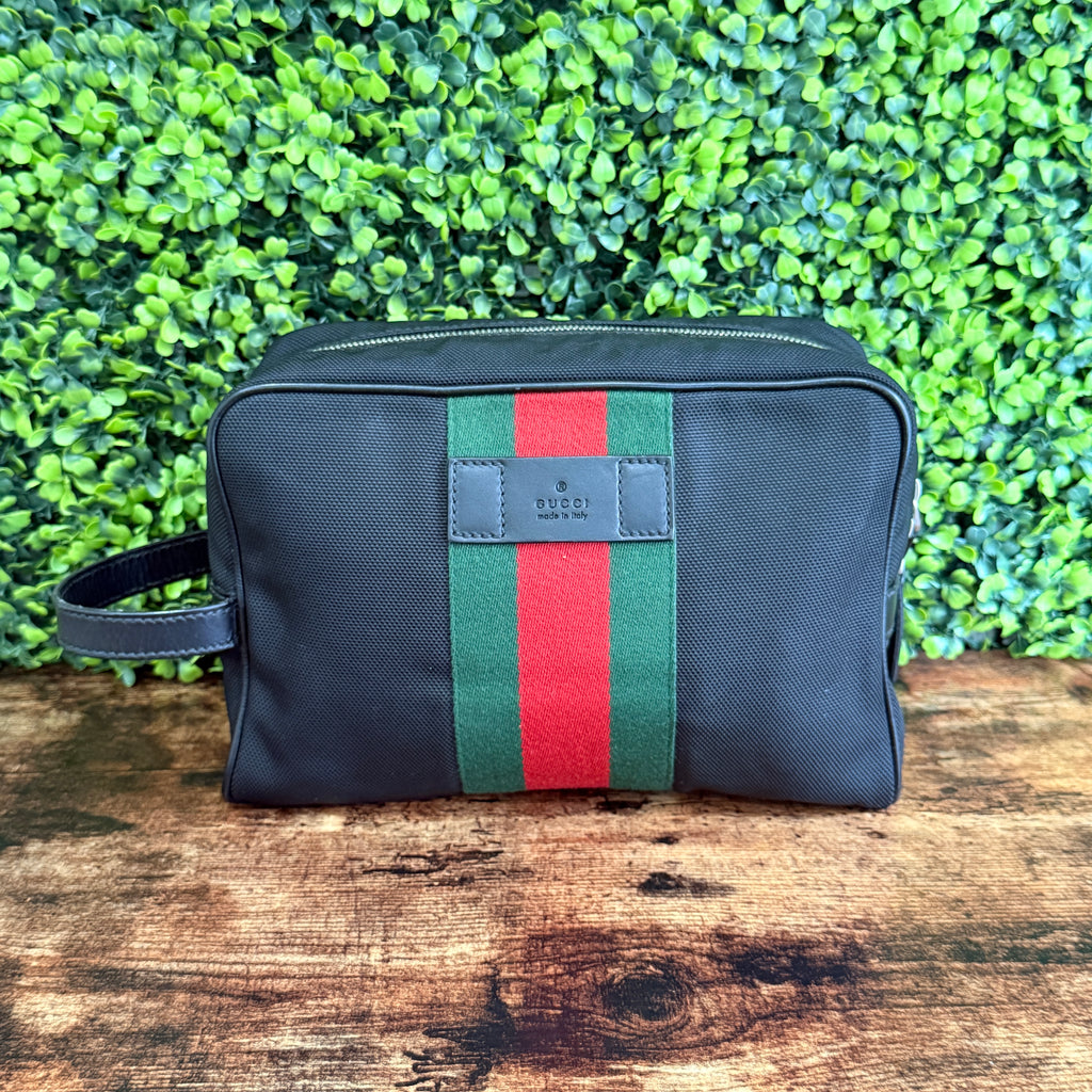 Gucci Techno Canvas Pouch