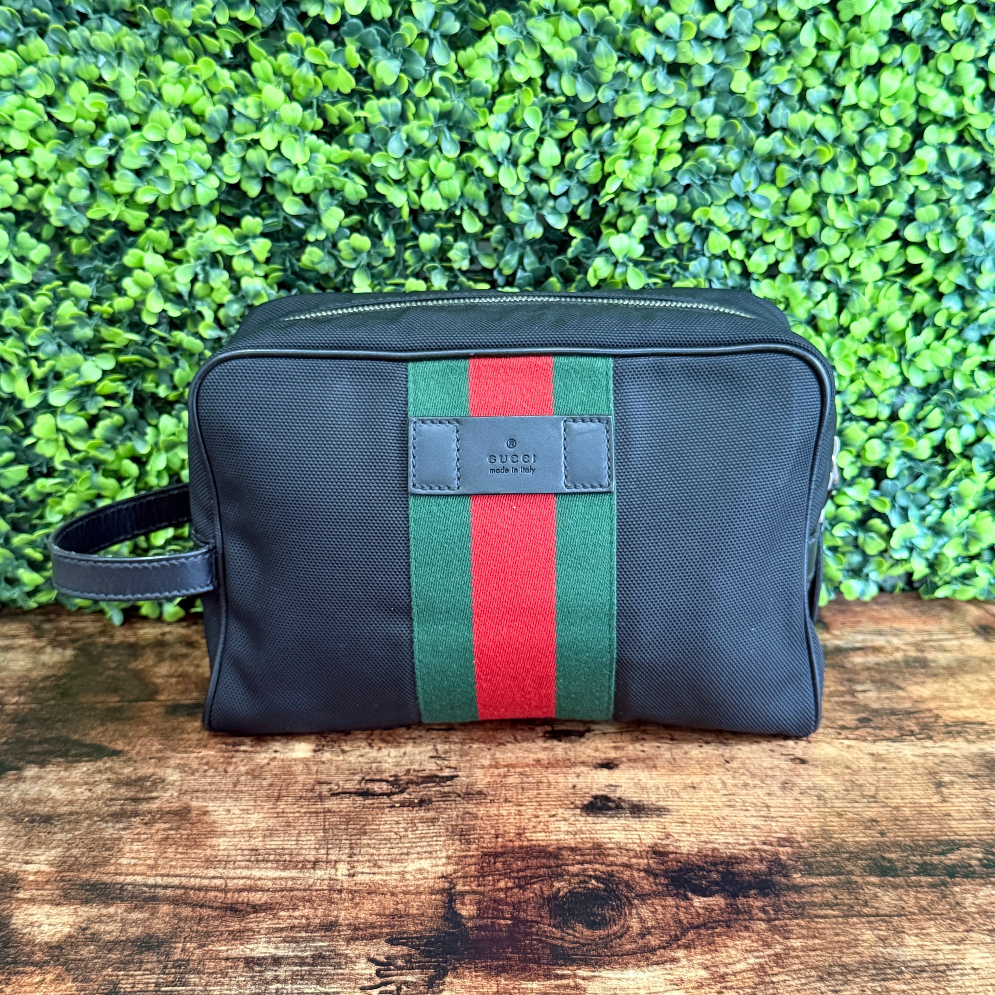 Gucci Techno Canvas Pouch
