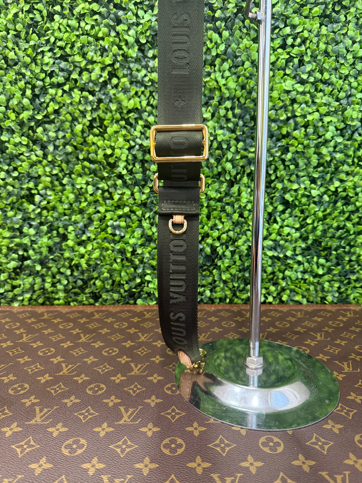 Louis Vuitton Green Nylon Strap