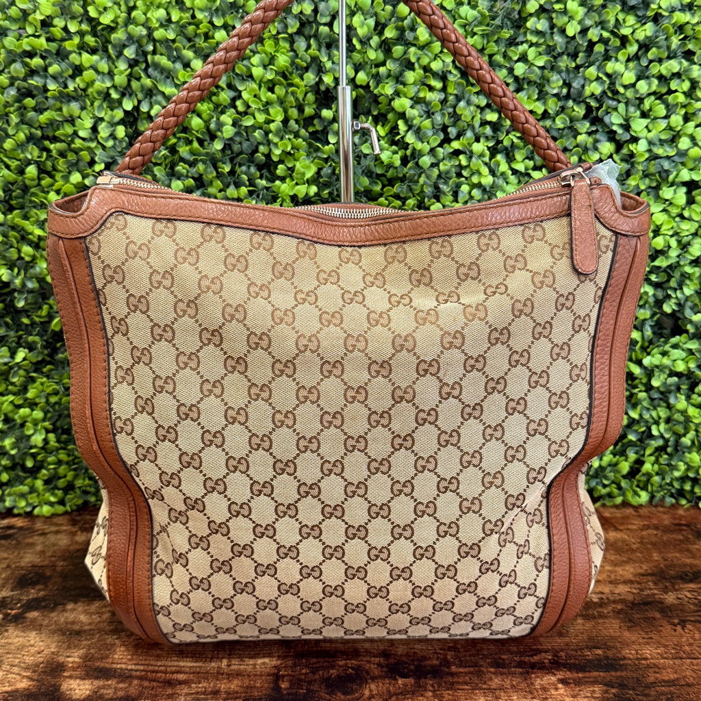 Gucci Bella GG Canvas Hobo Bag