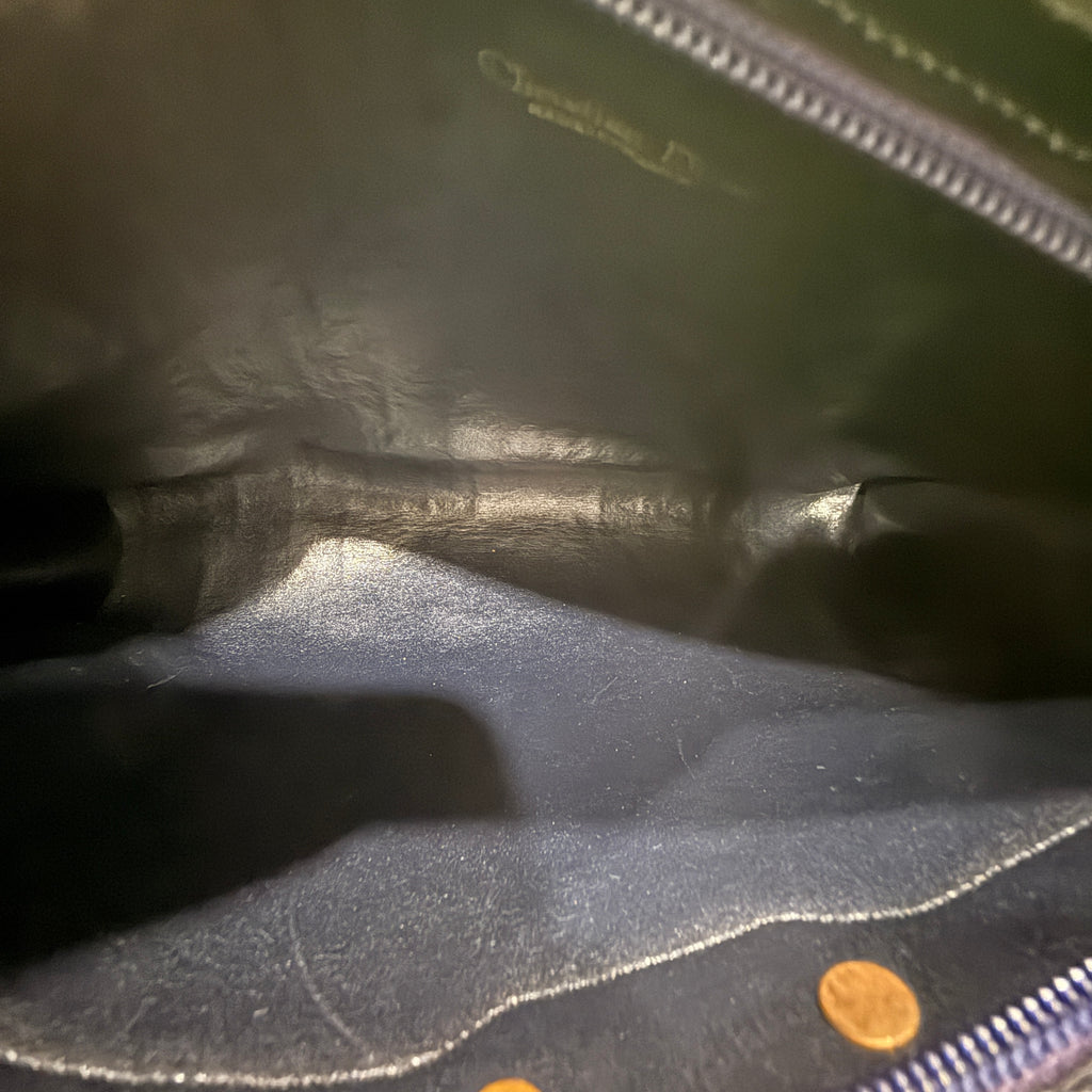 Dior Vintage Trotter Bag Navy