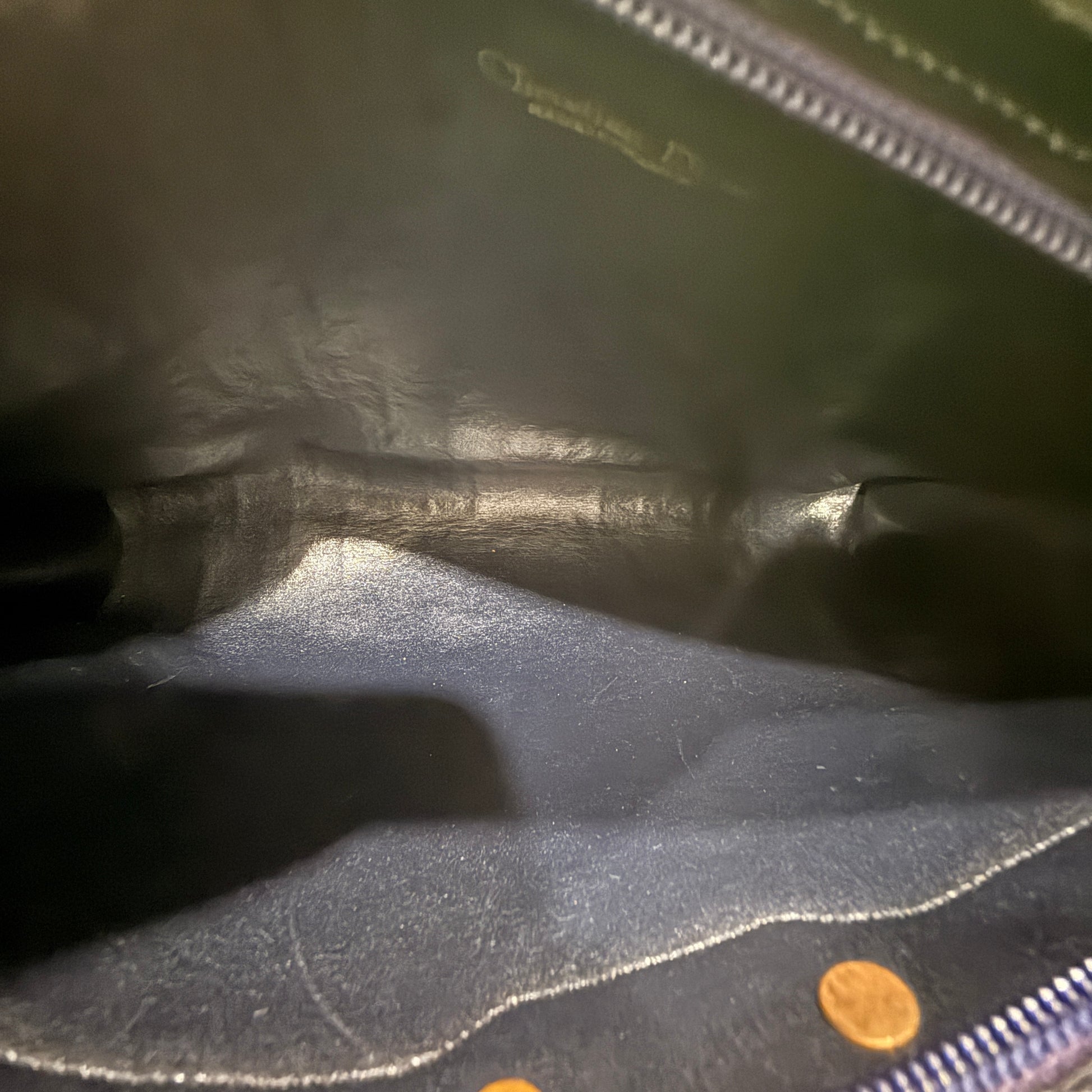 Dior Vintage Trotter Bag Navy