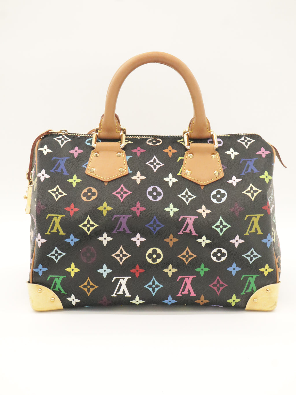 Louis Vuitton x Takashi Murakami Speedy 30 Monogram Multicolor Black
