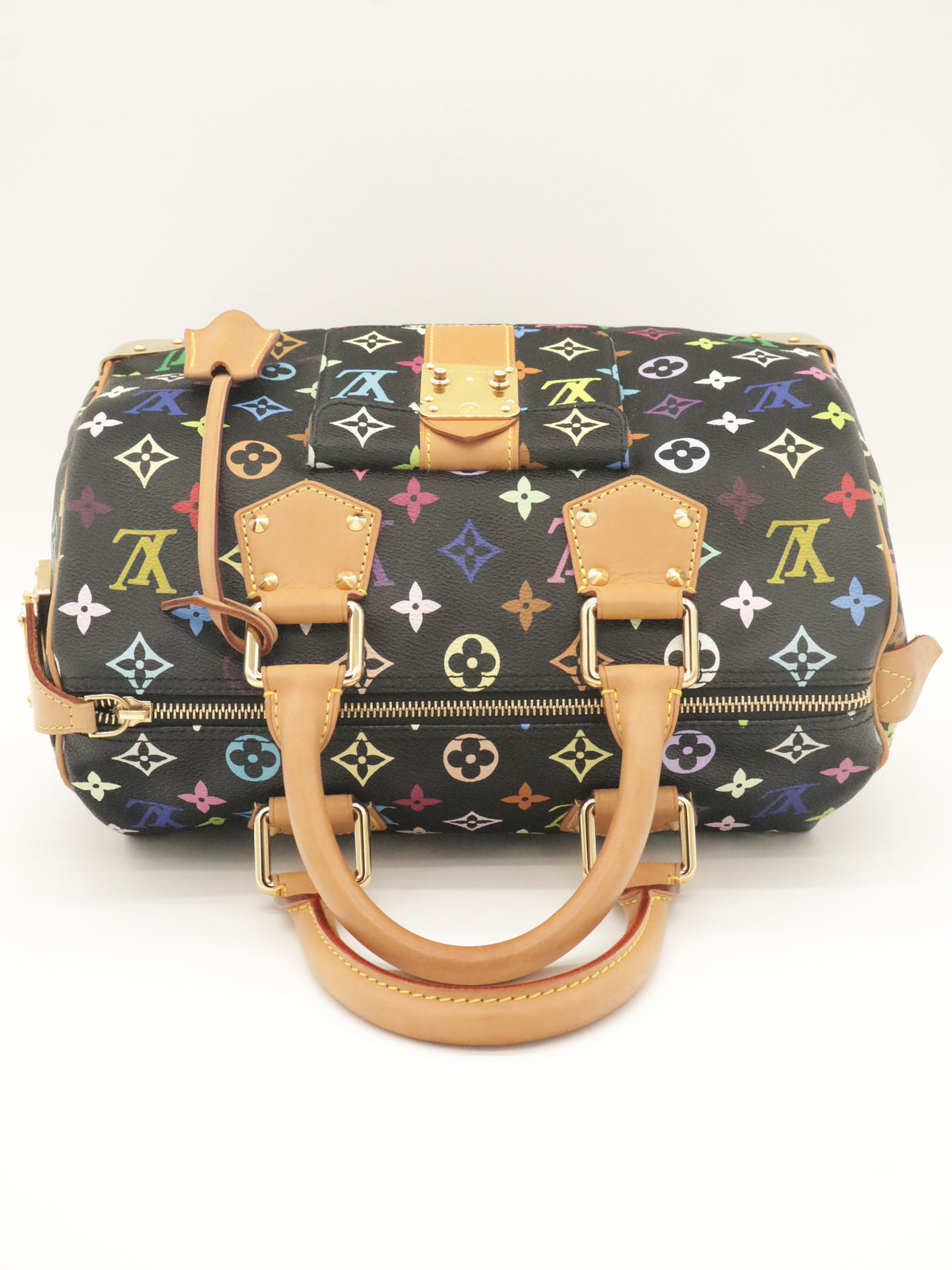 Louis Vuitton x Takashi Murakami Speedy 30 Monogram Multicolor Black