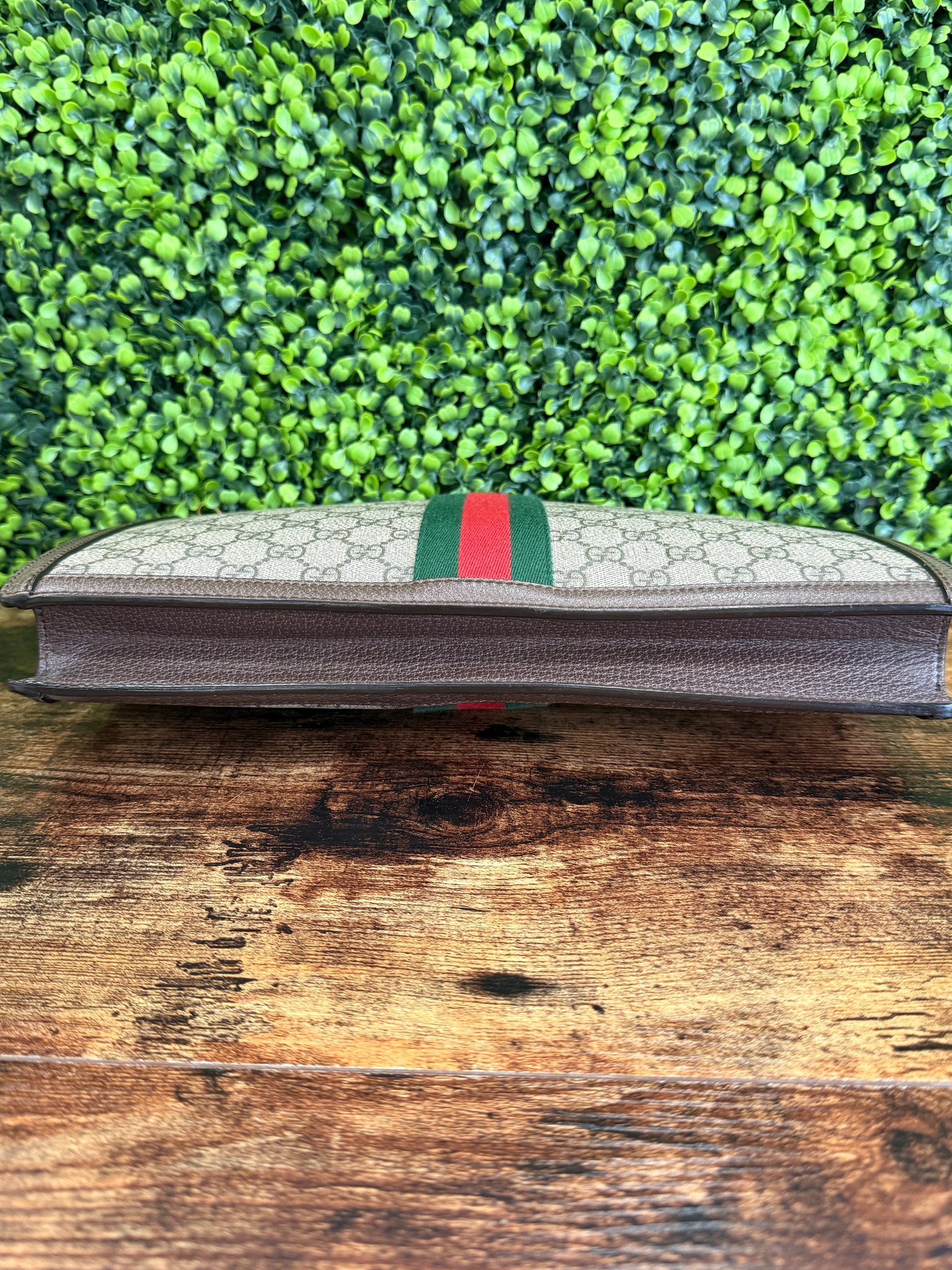Gucci Ophidia Portfolio Clutch GG Canvas