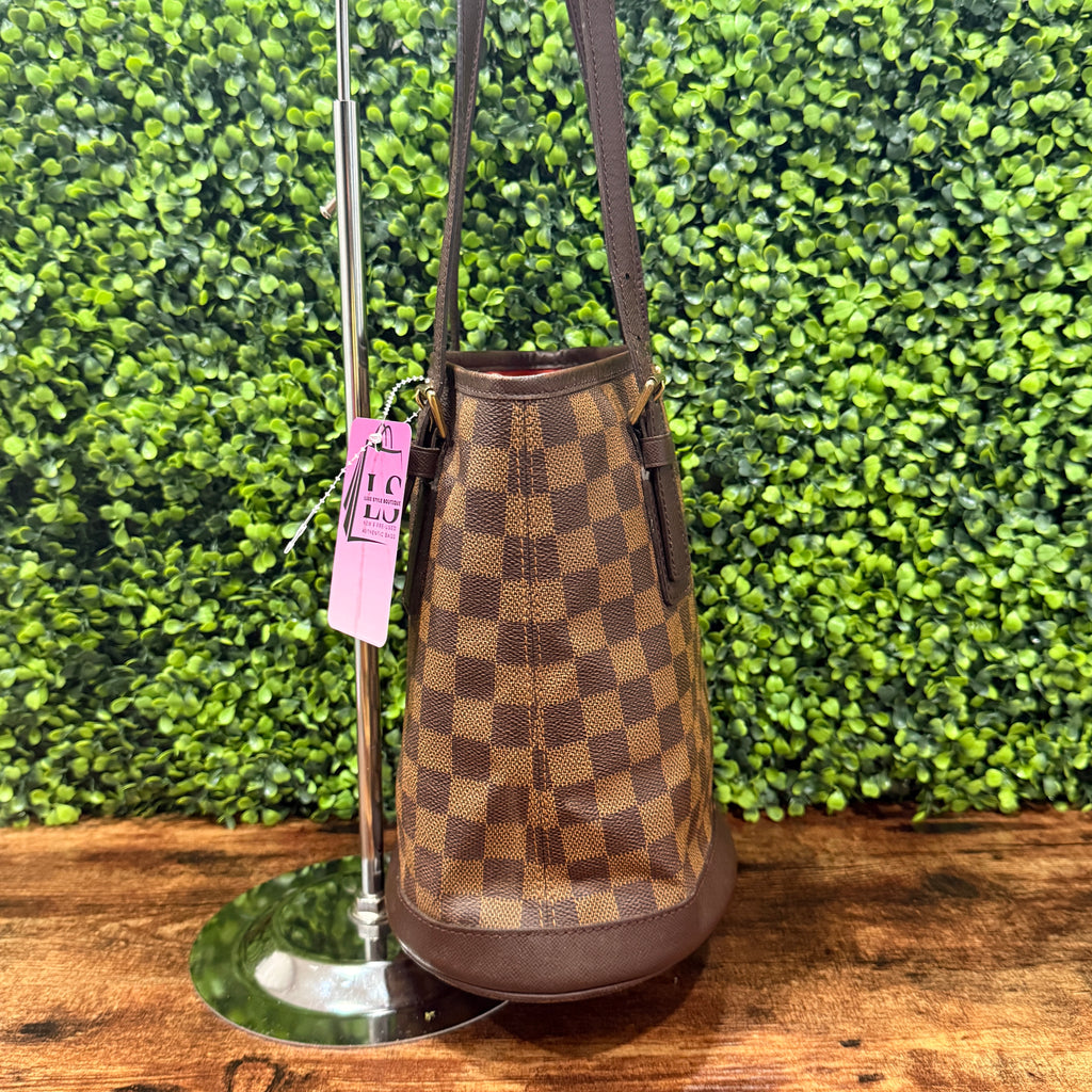 Louis Vuitton Marais Bucket Bag Damier Ebene