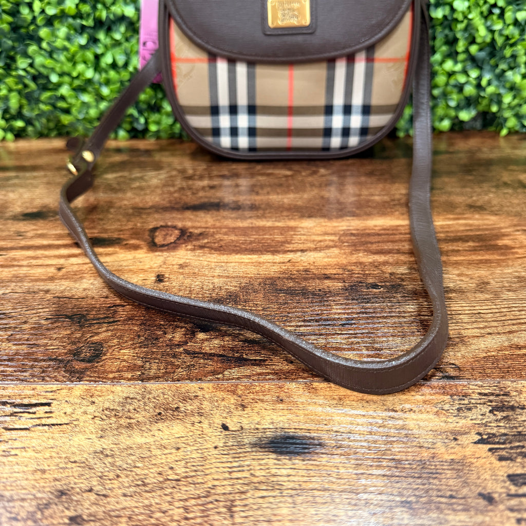 Burberry Vintage Nova Check Shoulder Bag