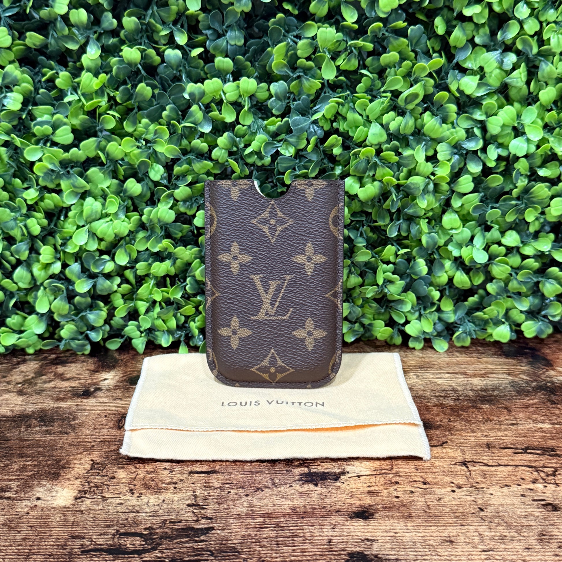 Louis Vuitton Monogram Cell Phone Holder Case