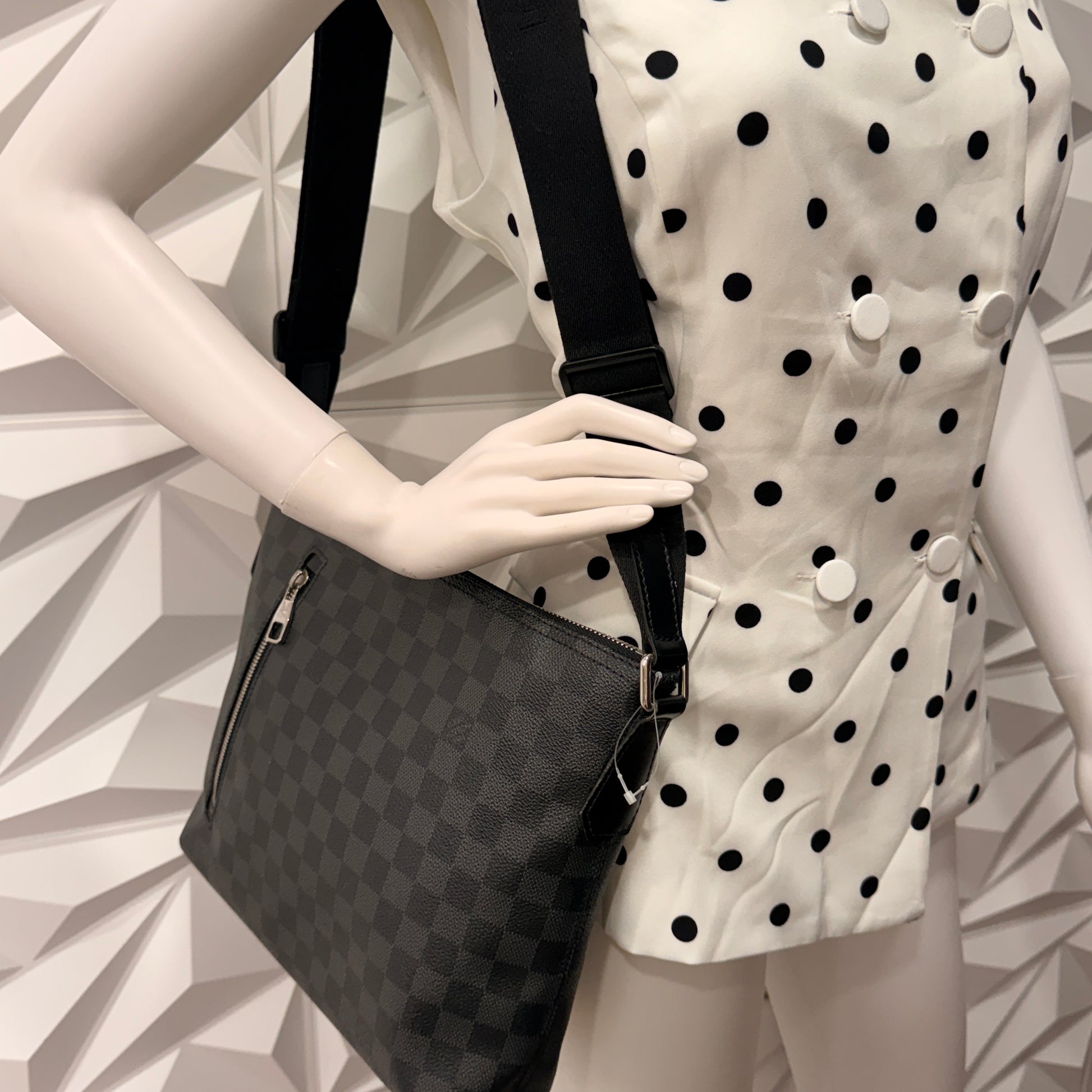 Louis Vuitton Damier Graphite Mick PM Bag