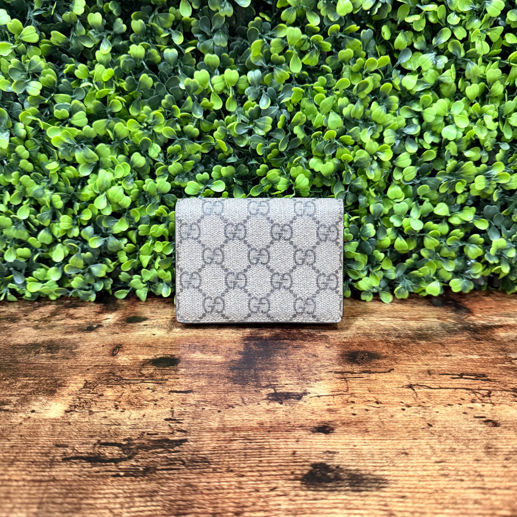 Gucci GG Supreme Cherry Compact Wallet