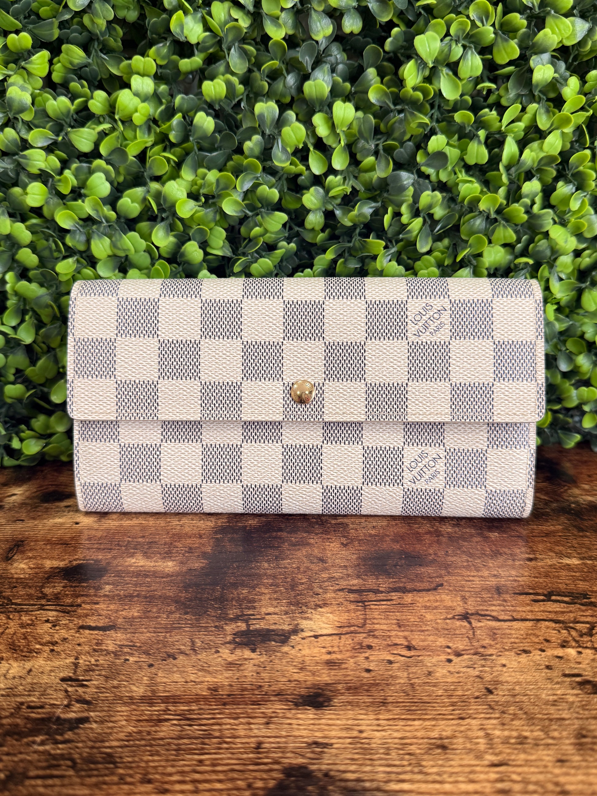 Louis Vuitton Sarah Wallet Damier Azur