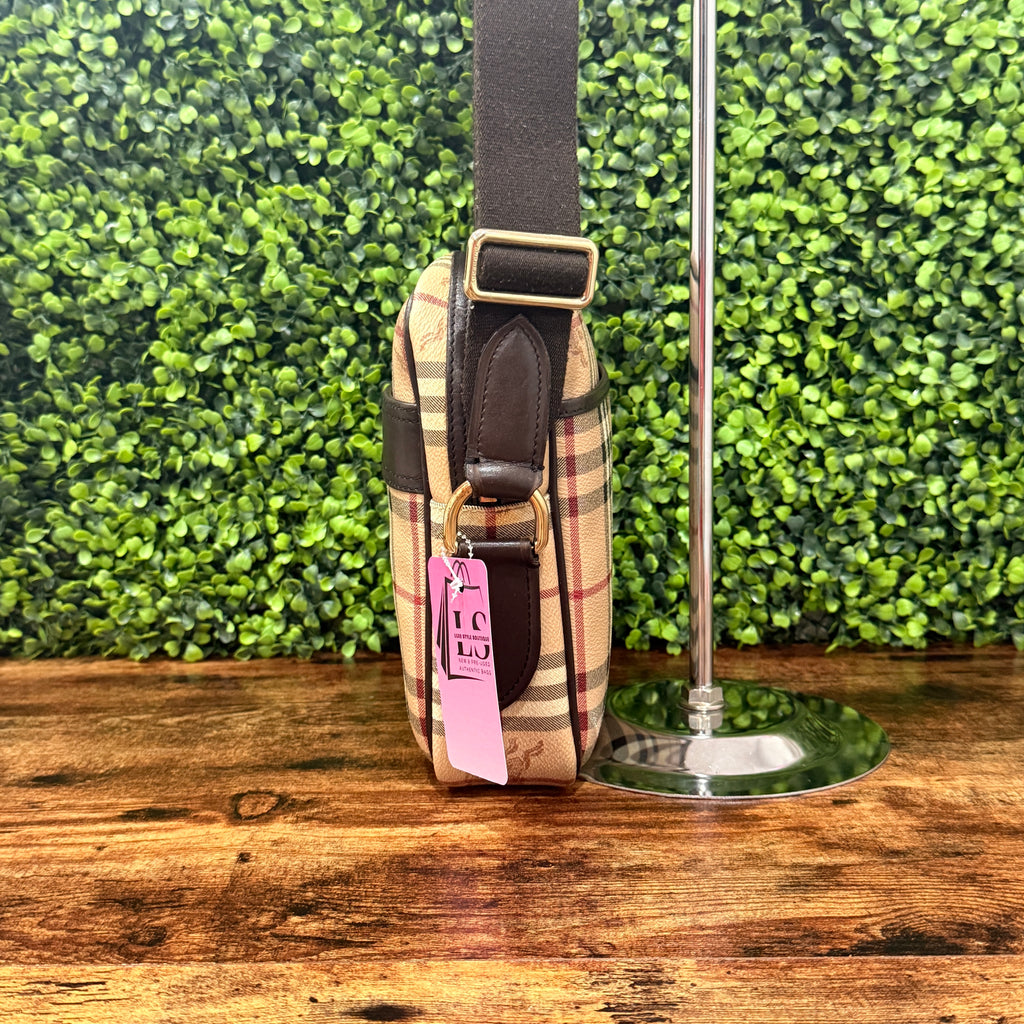 Burberry Haymarket Check Canvas Bag