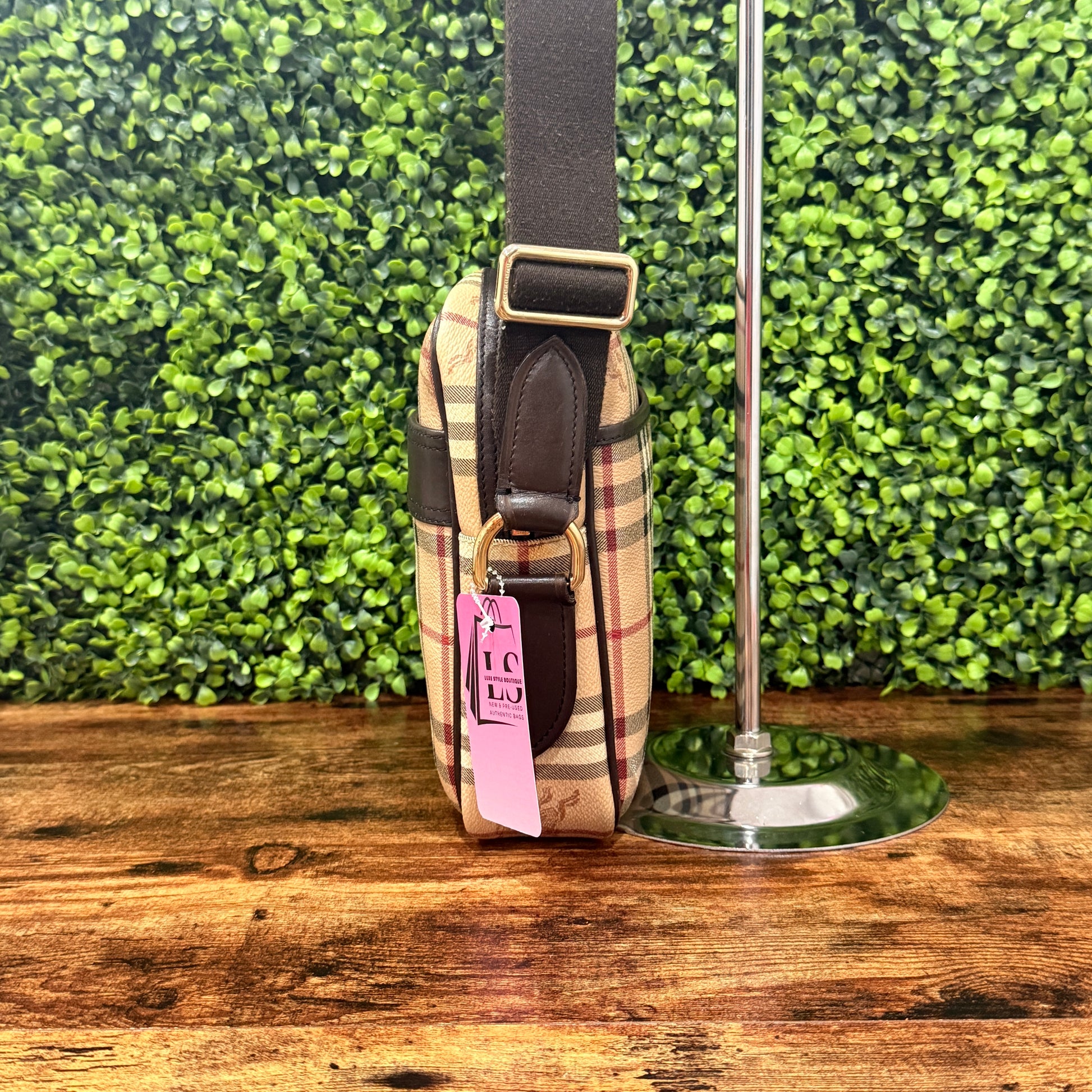 Burberry Haymarket Check Canvas Bag
