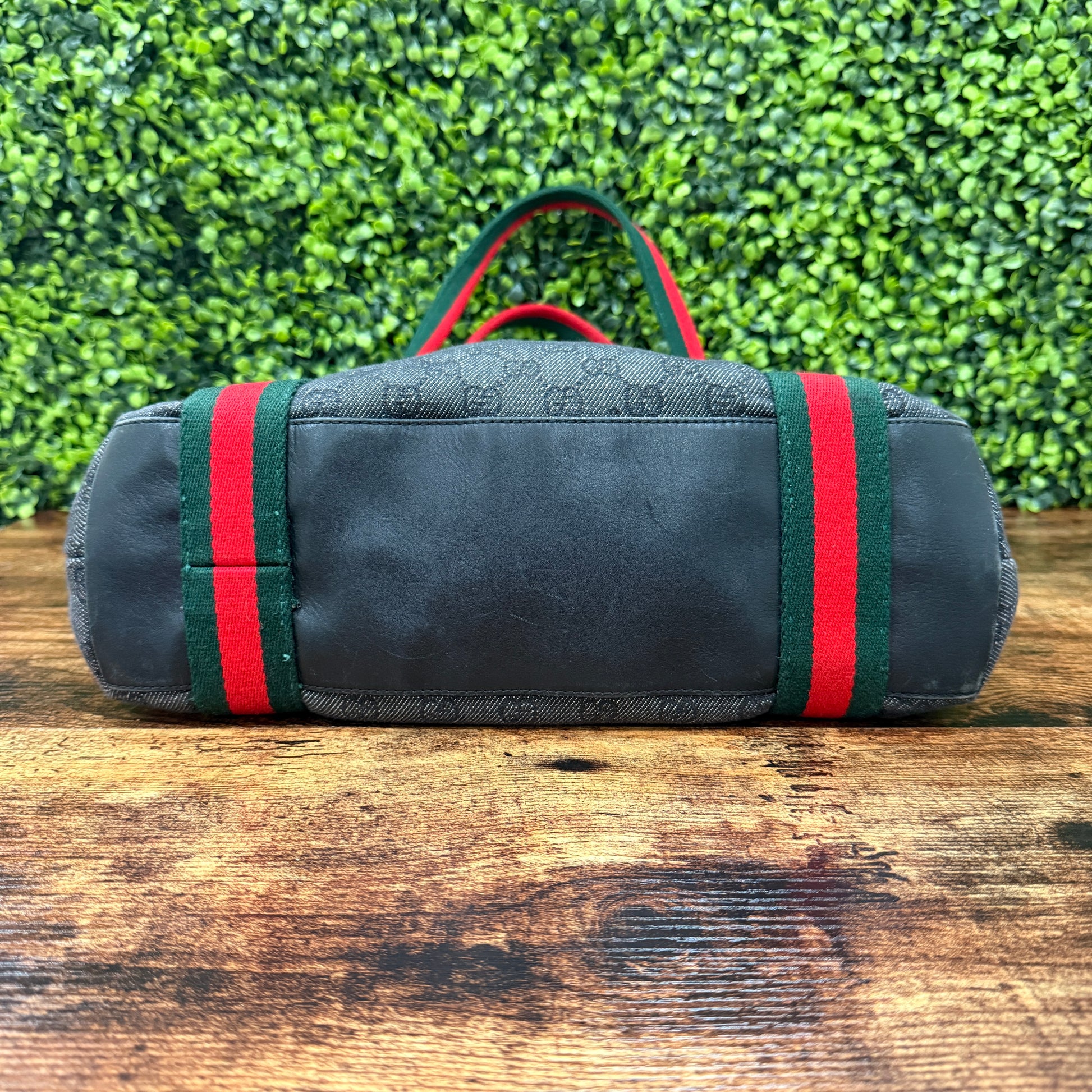 Gucci Black GG Canvas Tote