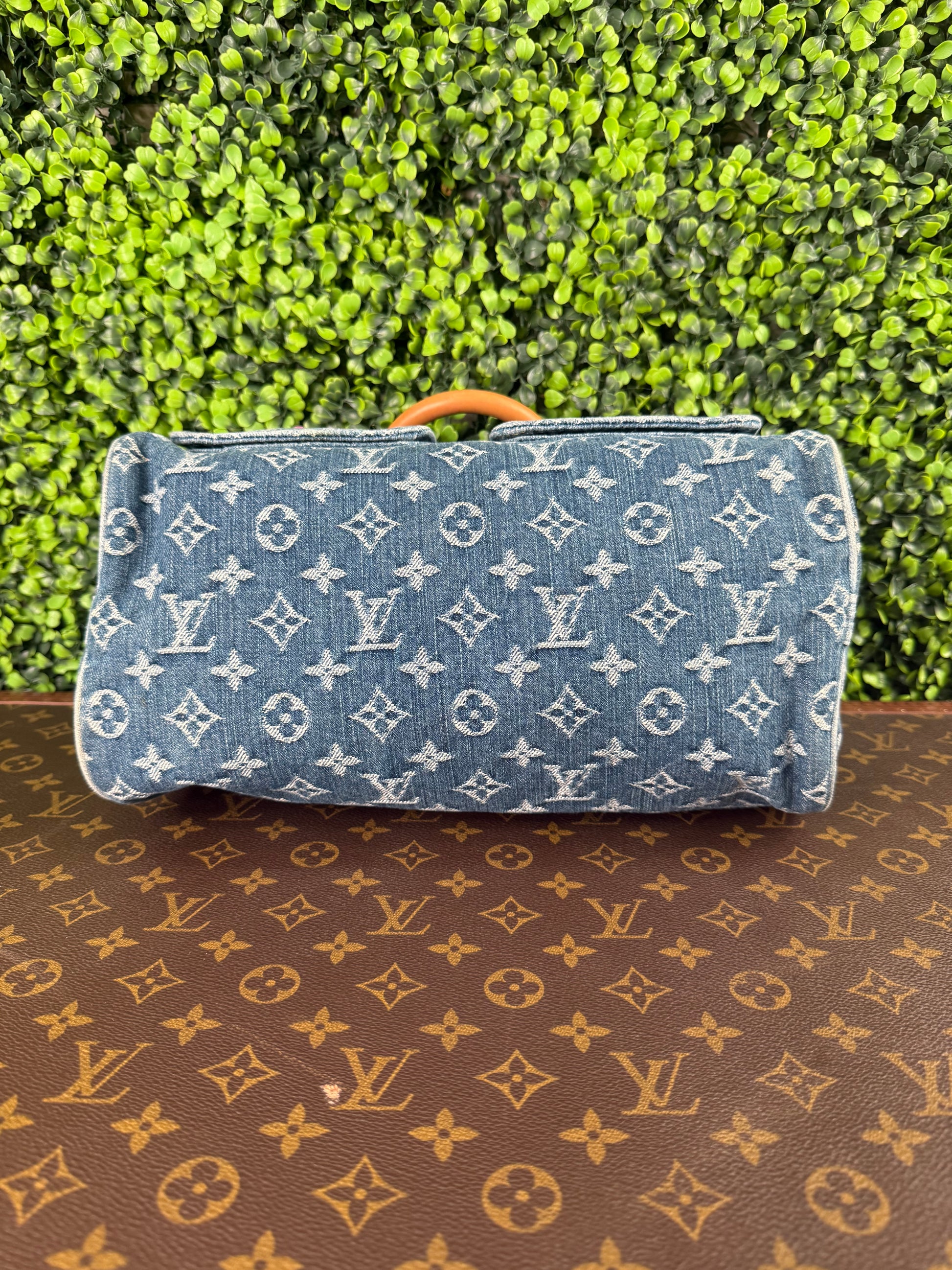 Louis Vuitton Speedy Monogram Denim Blue