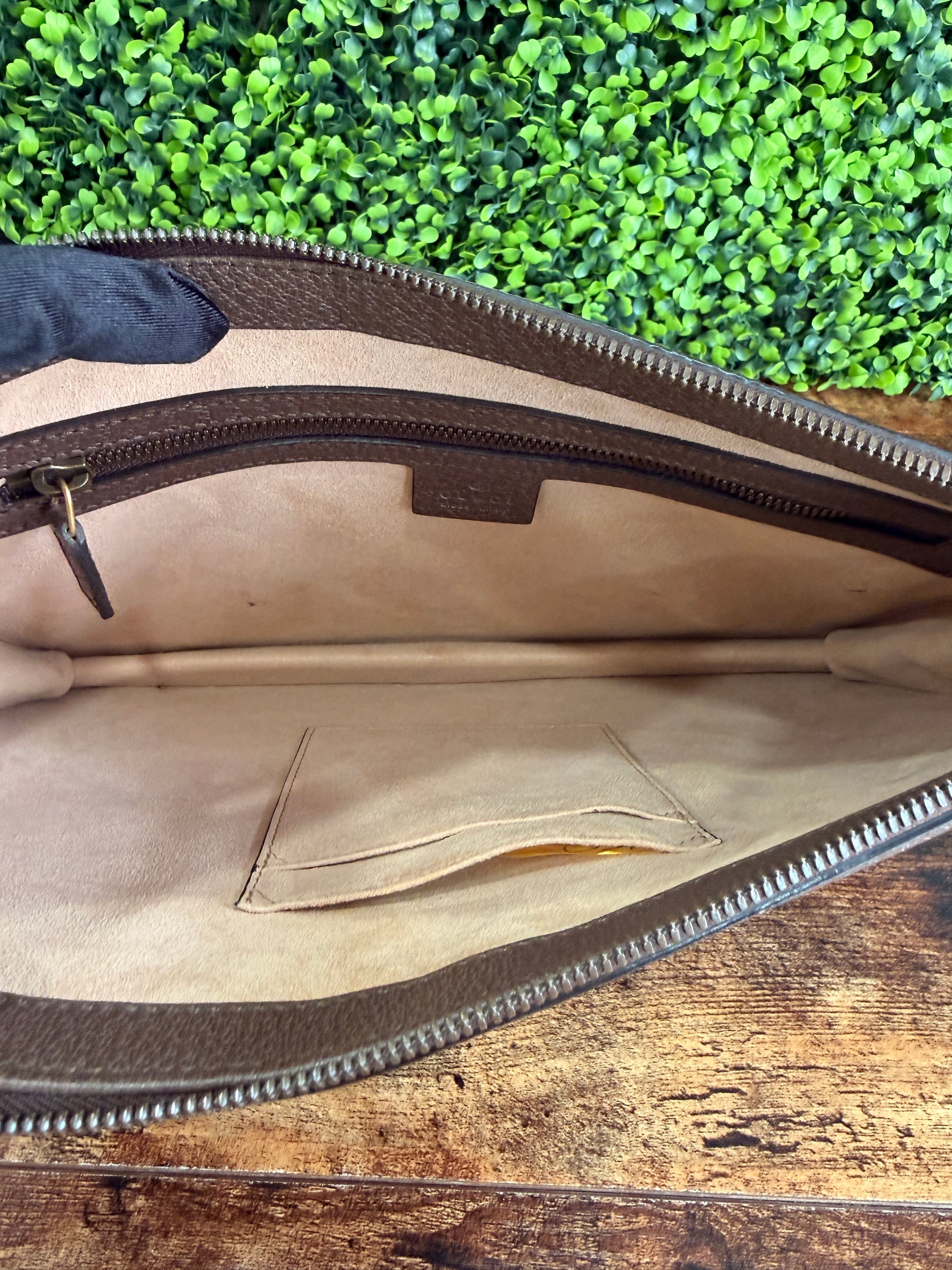 Gucci Ophidia Portfolio Clutch GG Canvas