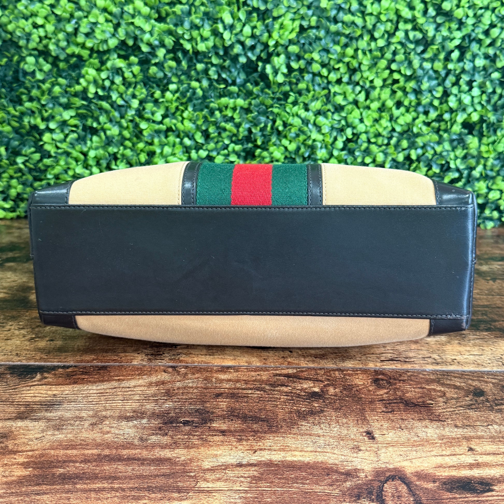 Gucci Vintage Web Sherry Line Tote Bag