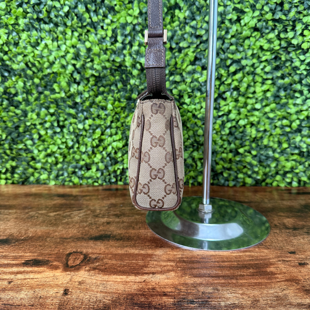 Gucci Canvas Pouch Brown