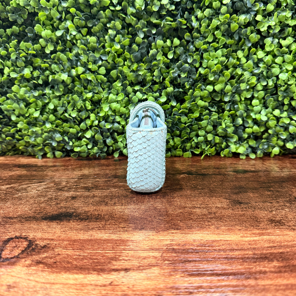 Chanel Python Mint Phone Holder Clutch