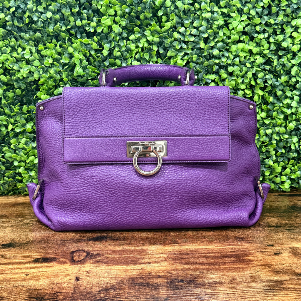 Salvatore Ferragamo Purple Sofia Bag