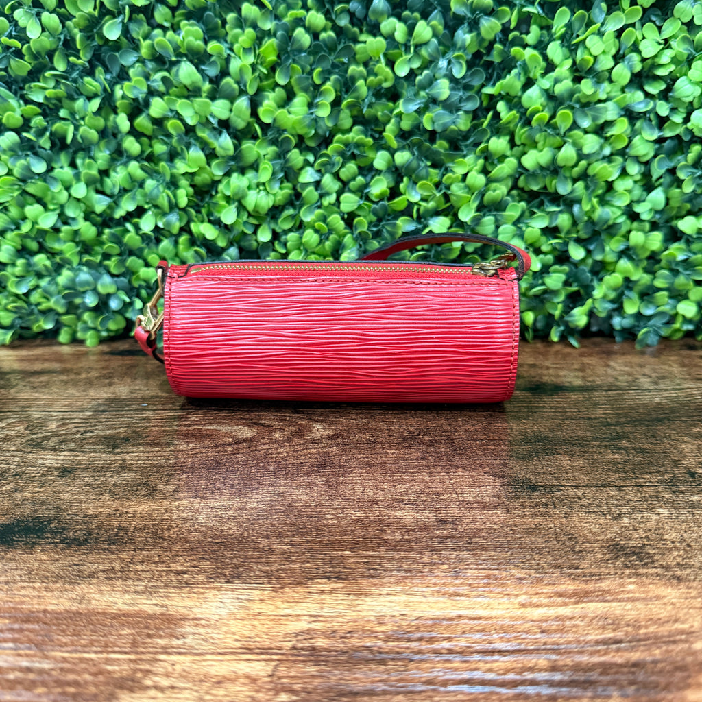 Louis Vuitton Red Pavilion Bag Epi