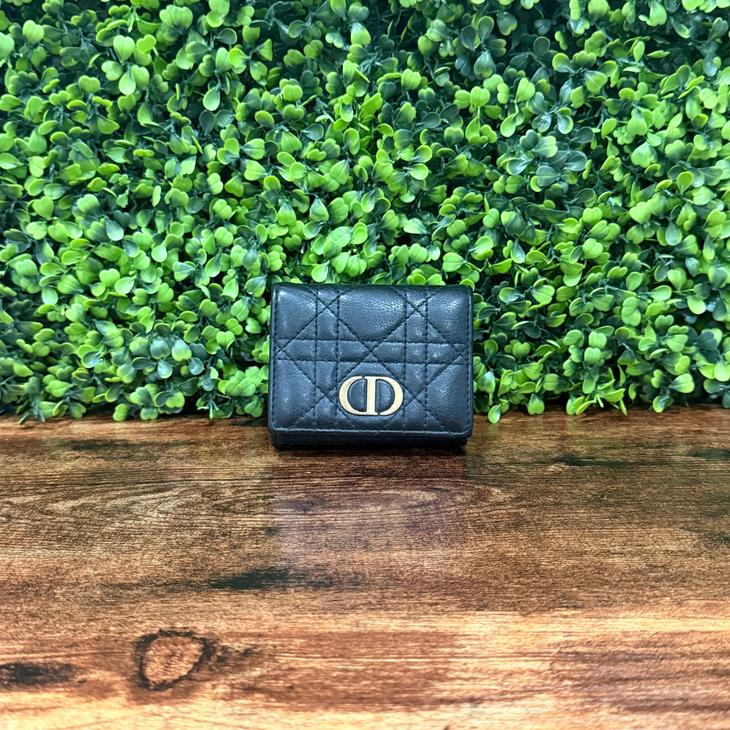 Dior Caro Tri-Fold Wallet