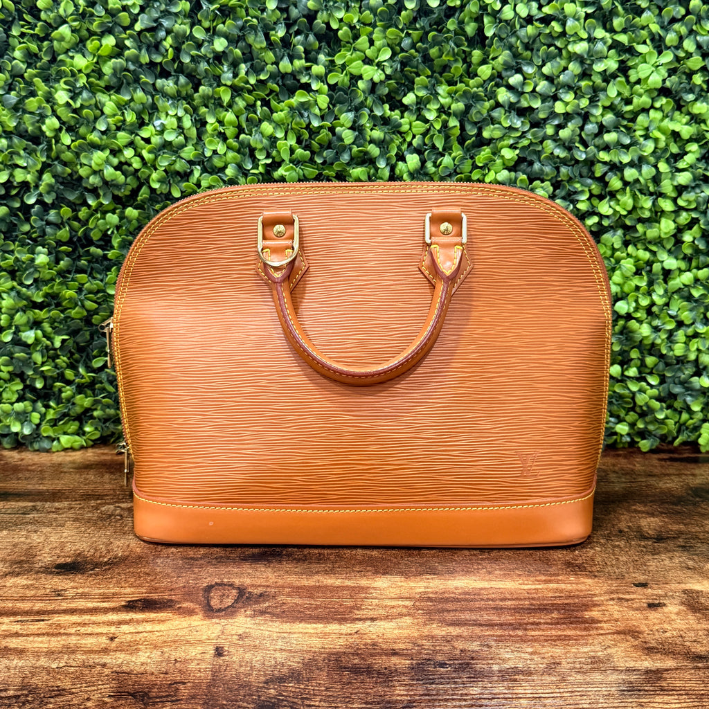 Louis Vuitton Tan Alma PM Epi