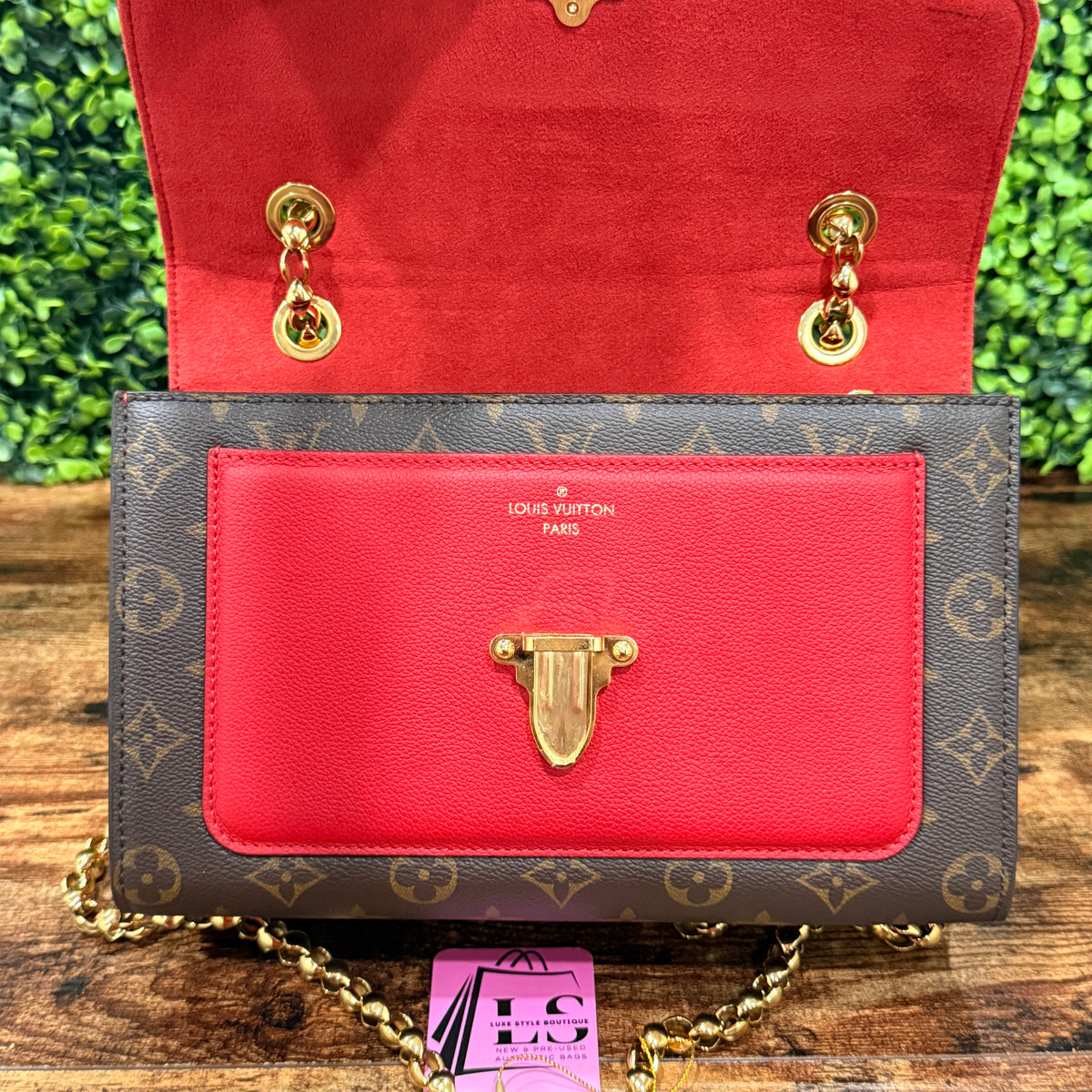 Louis Vuitton Victoire Monogram Cerise