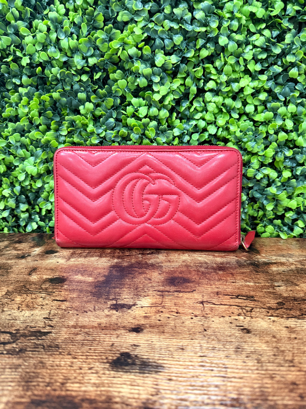Gucci Marmont Red Wallet