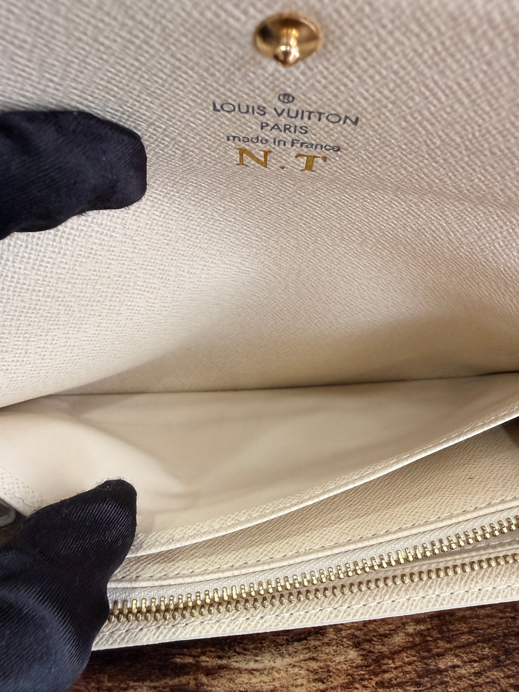 Louis Vuitton Sarah Wallet Damier Azur