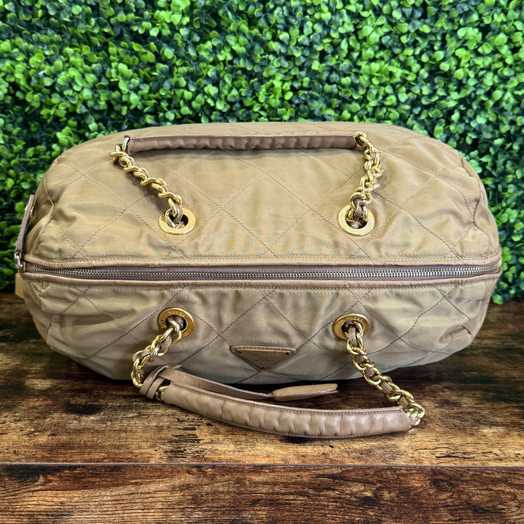 Prada Quilted Nylon Handbag