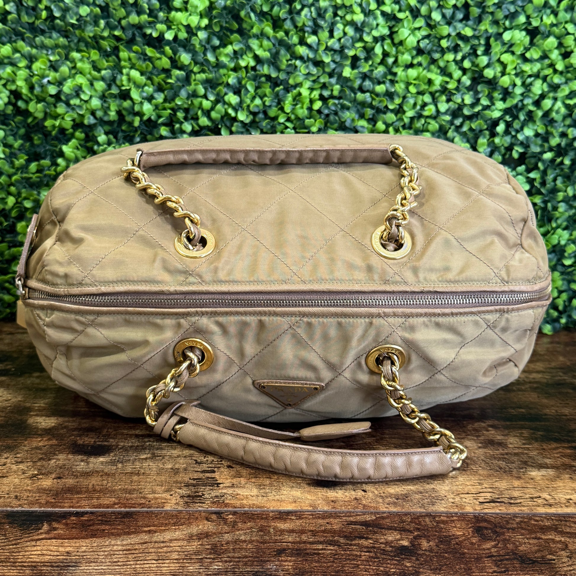 Prada Quilted Nylon Handbag