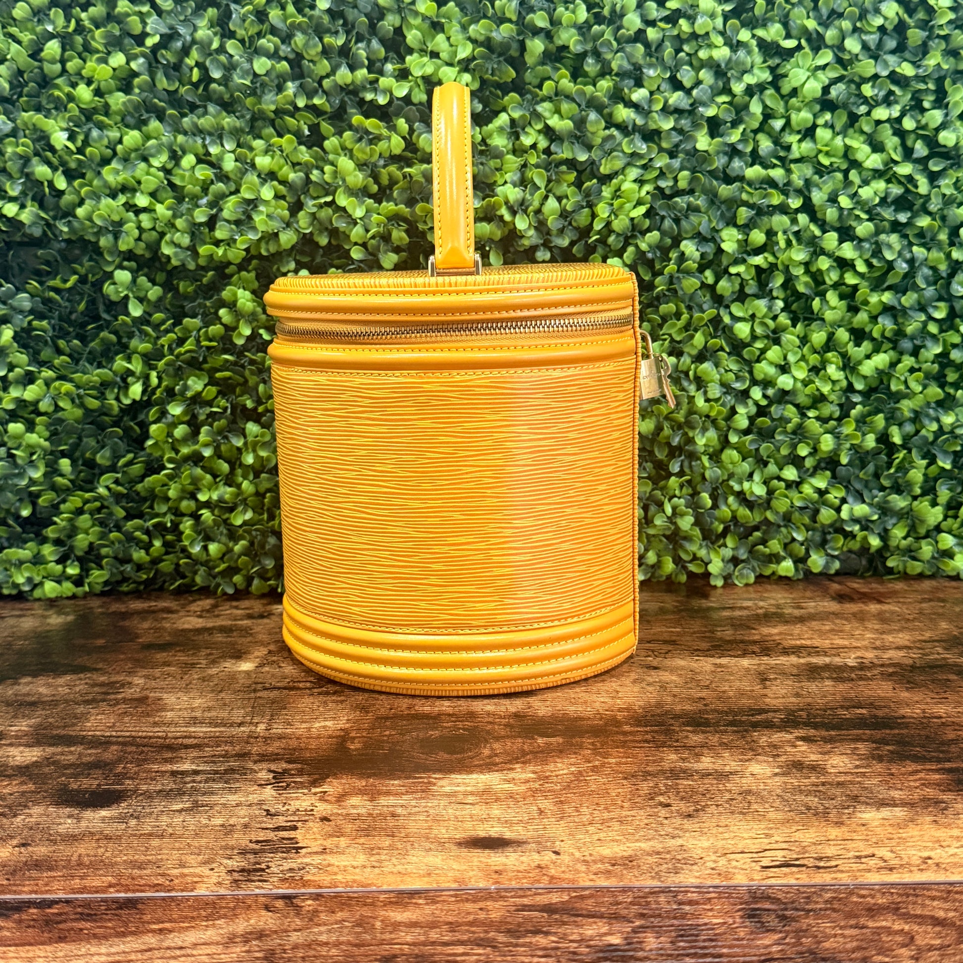 Louis Vuitton Yellow Epi Cannes Handbag