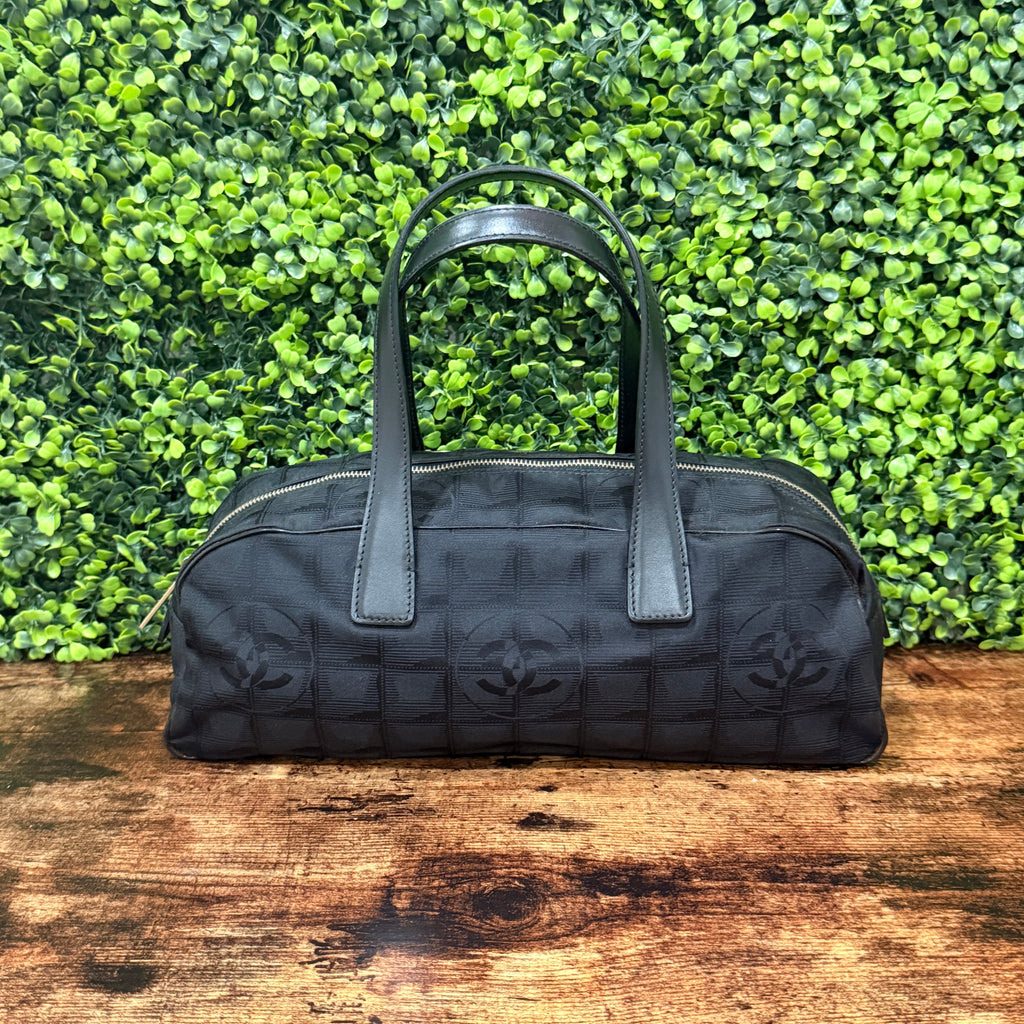 Chanel Nylon Travel Line Boston Bag