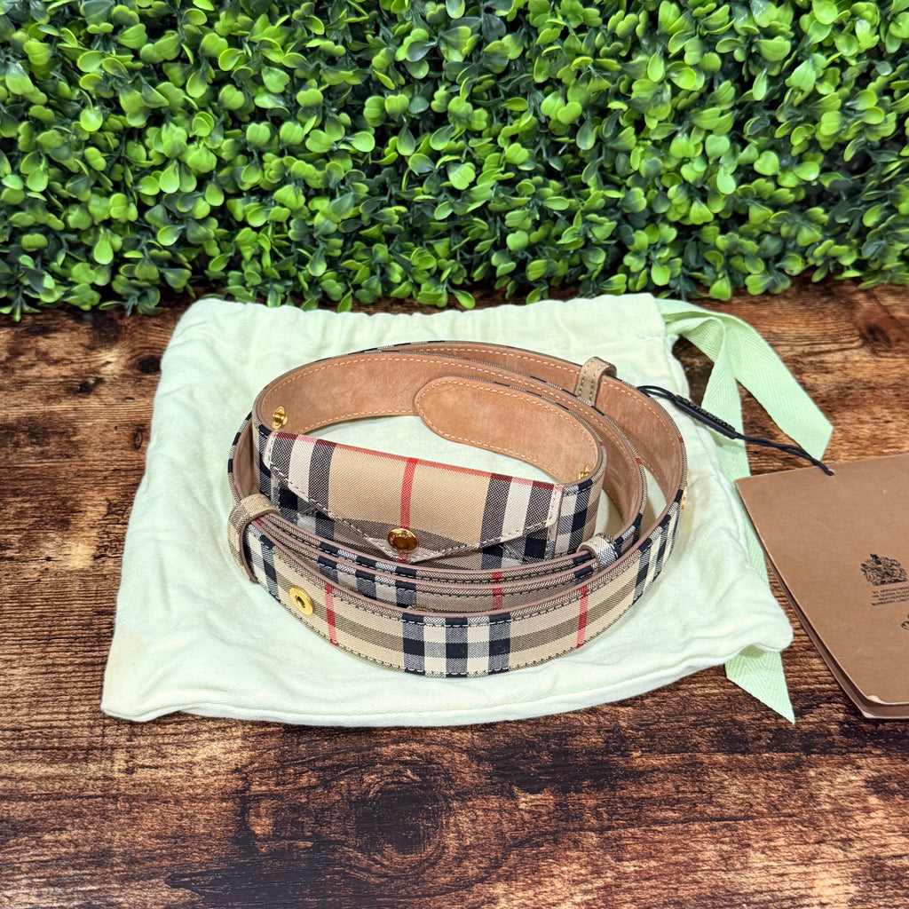 Burberry Vintage Check Belt