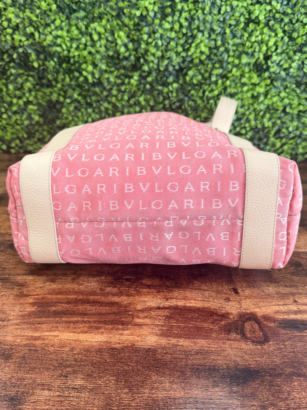 Bvlgari Pink Logomania Tote Bag