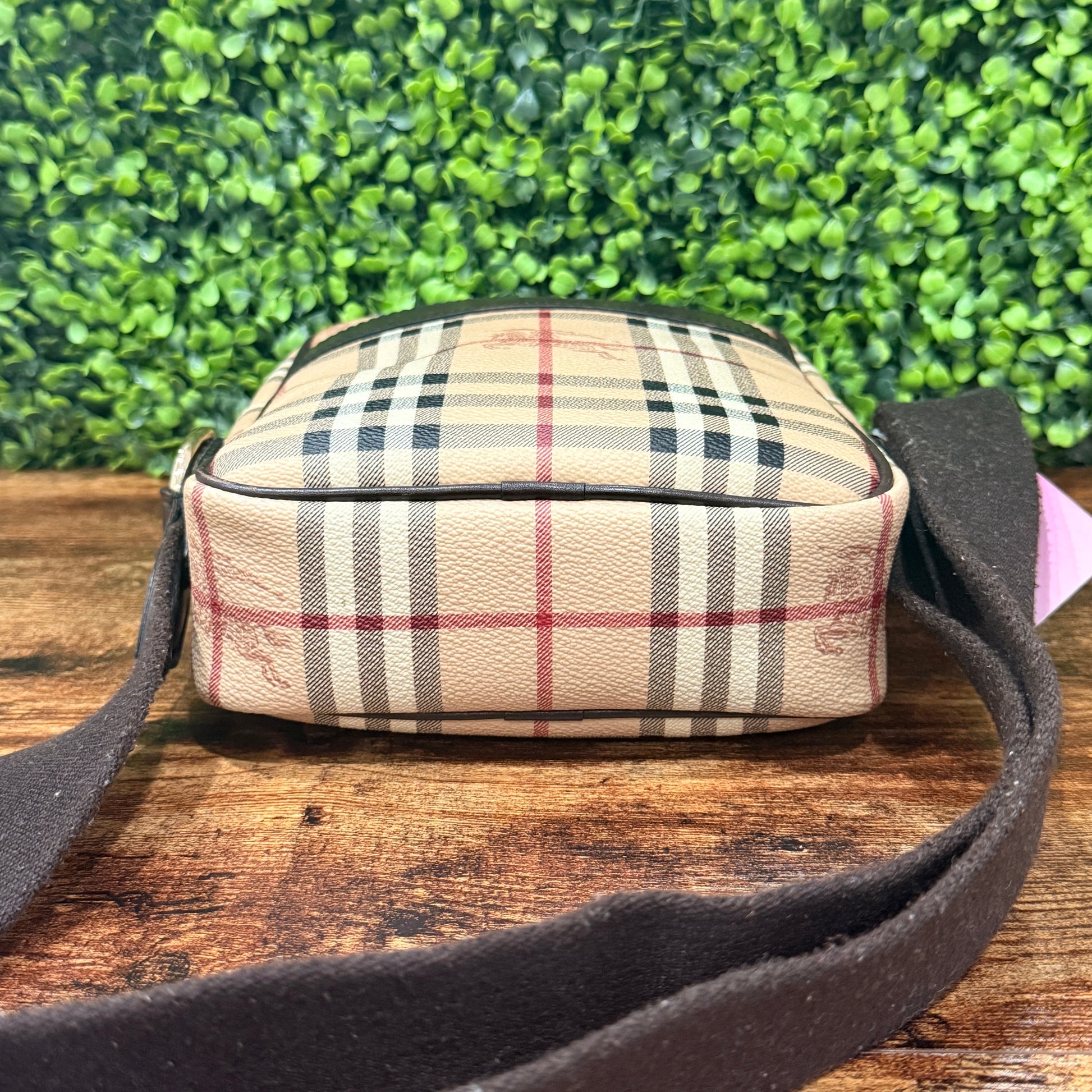 Burberry Haymarket Check Canvas Bag