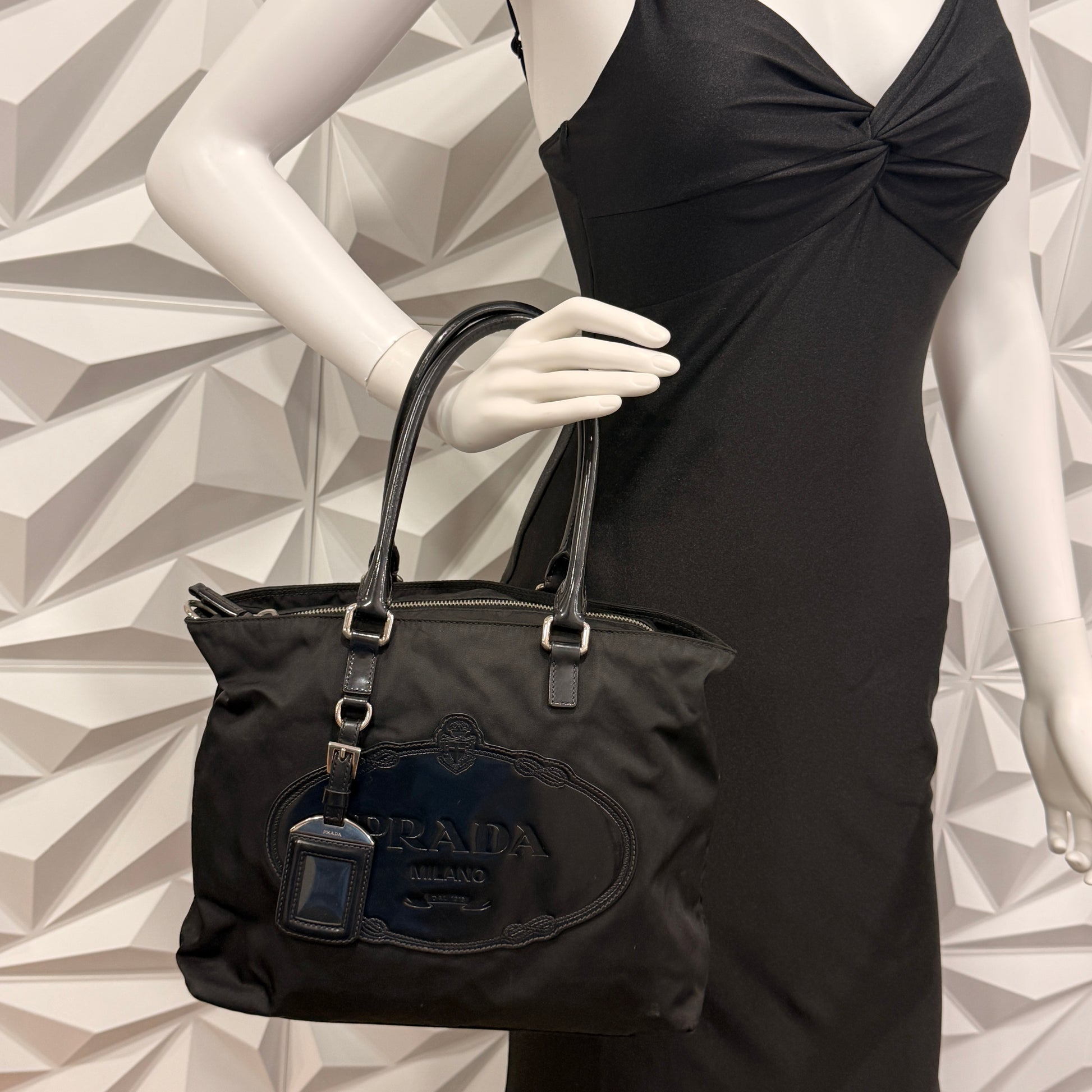 Prada Tessuto Nylon Logo Bag