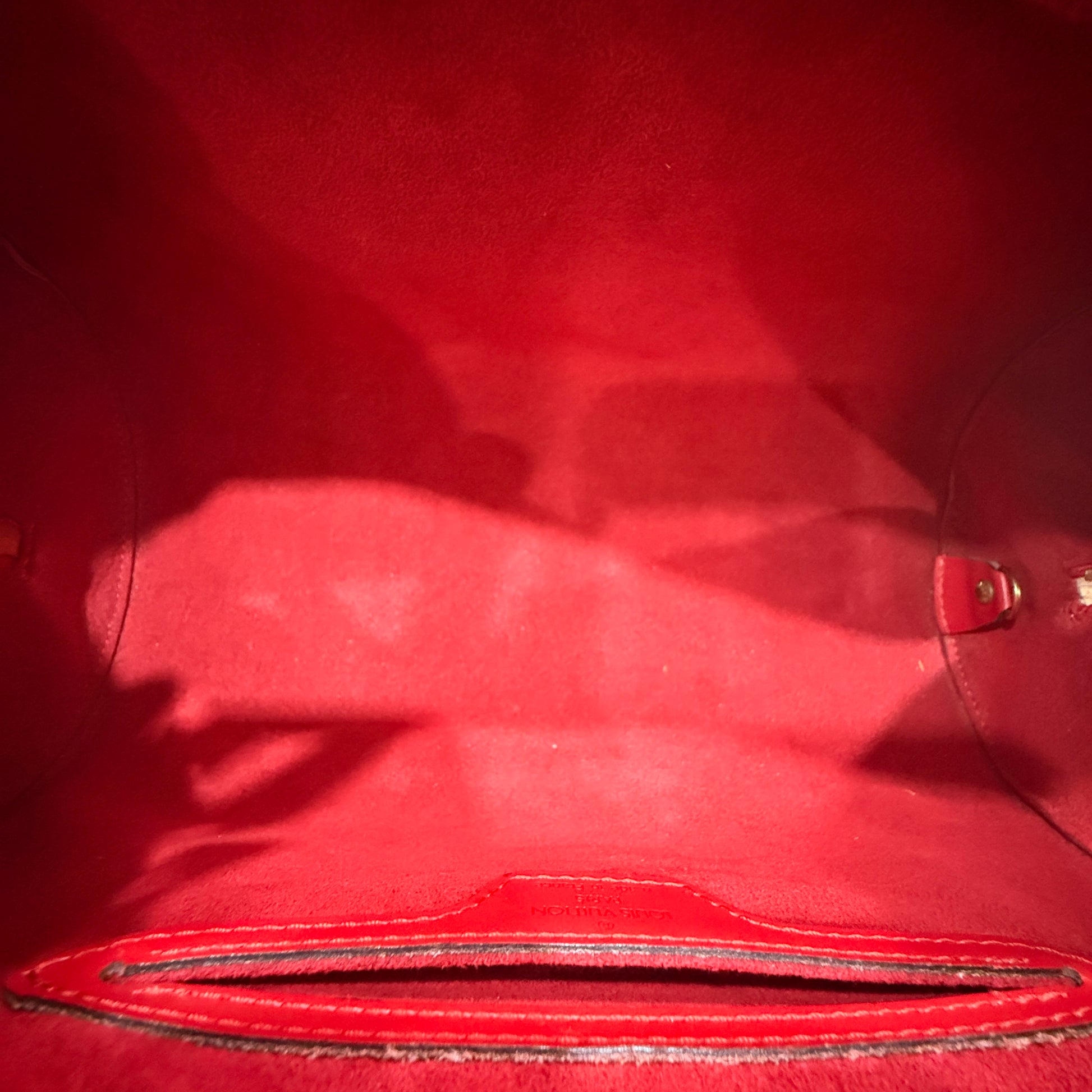 Louis Vuitton Red Pavilion Bag Epi