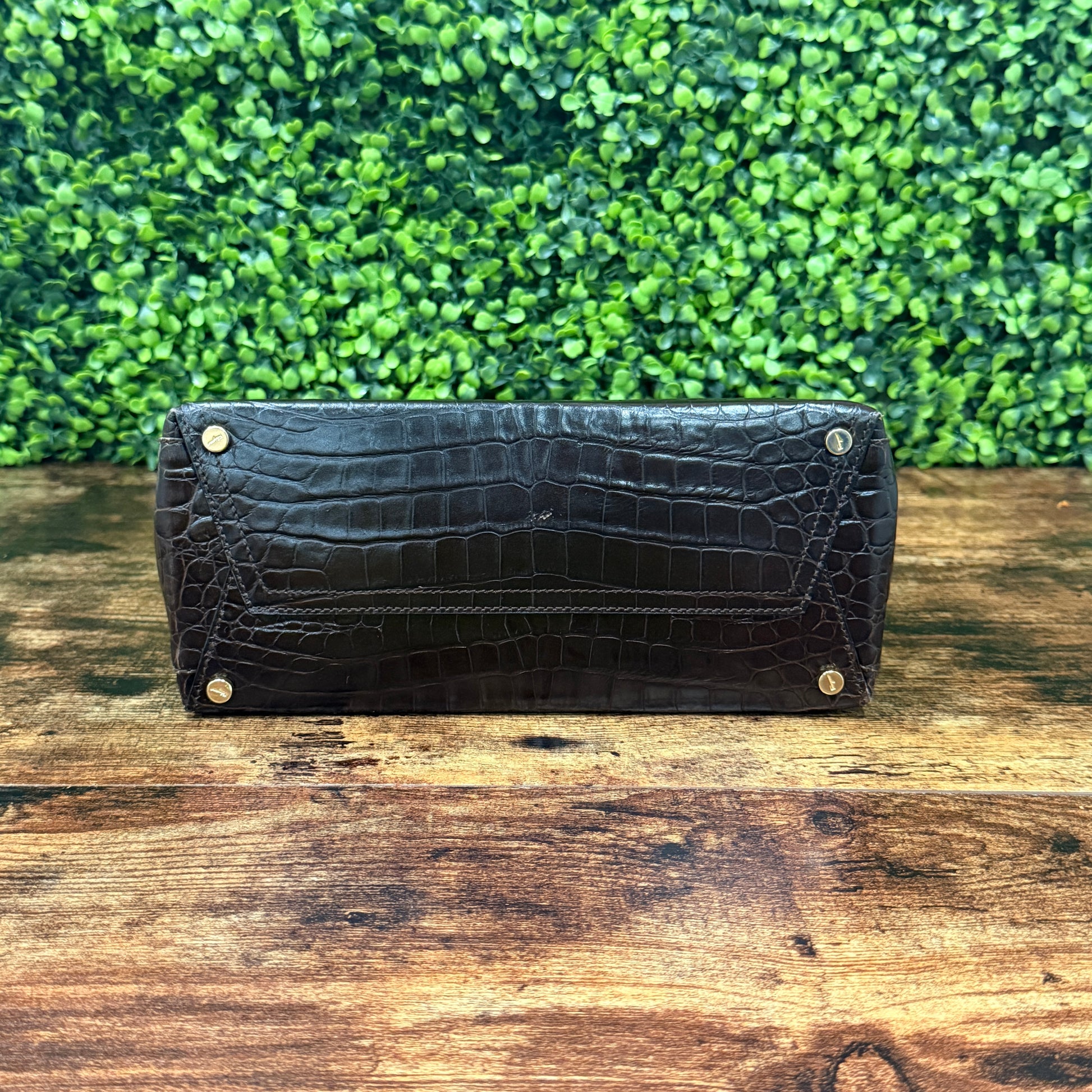 Salvatore Ferragamo Vera Leather Handbag