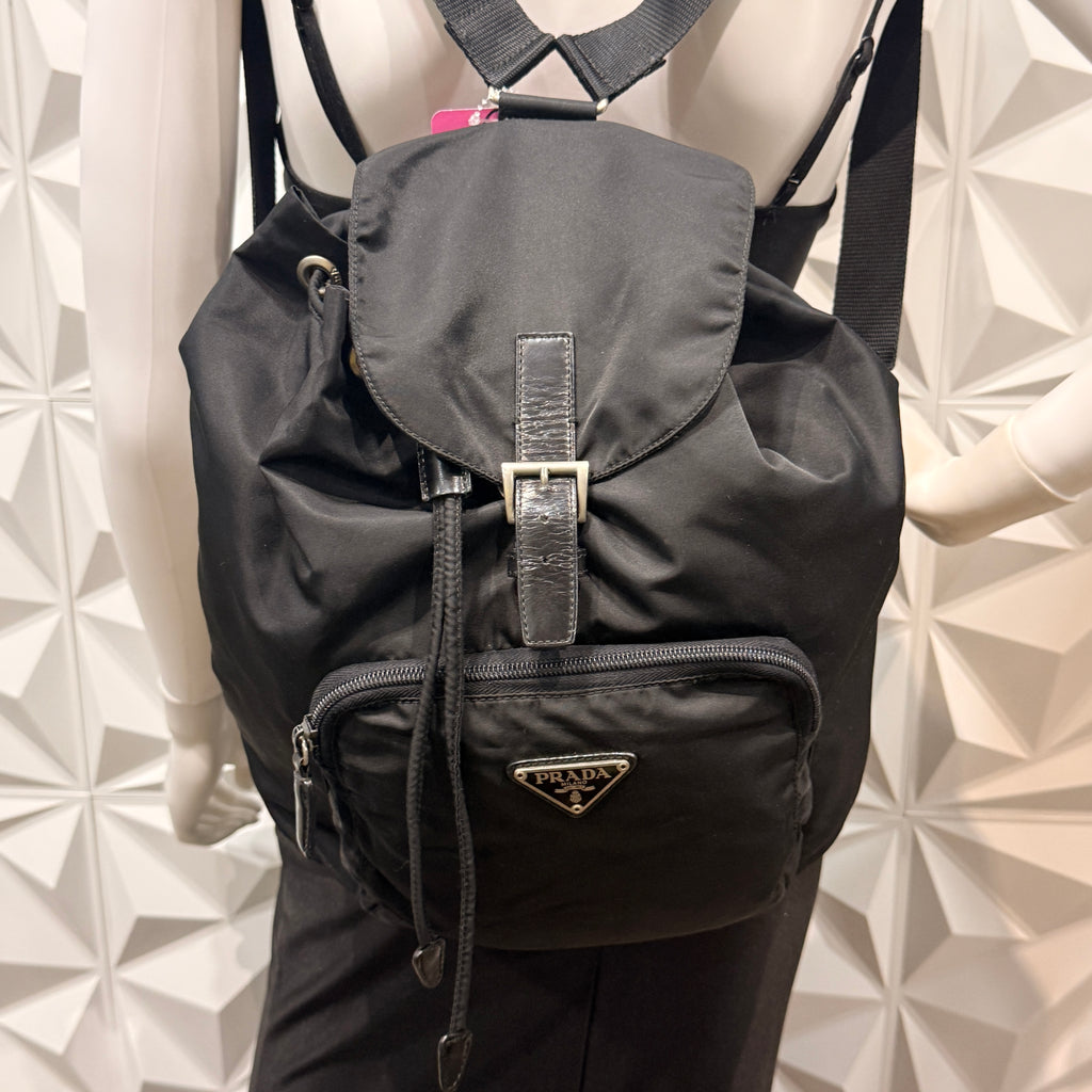 Prada Nylon Cinch Backpack