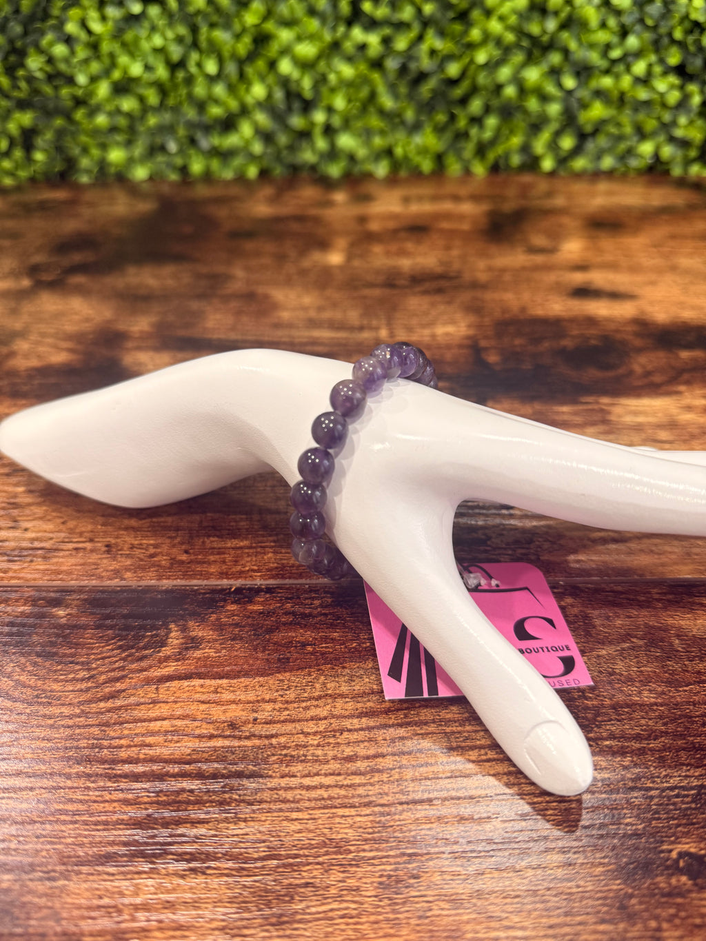 Amethyst Stretch Bracelet 8mm