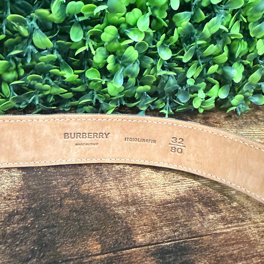 Burberry Vintage Check Belt