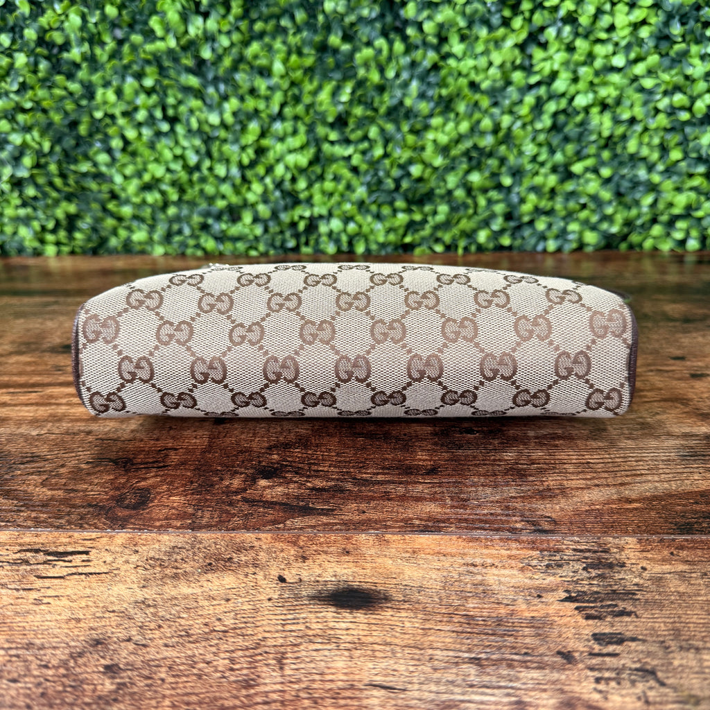 Gucci Canvas Pouch Brown