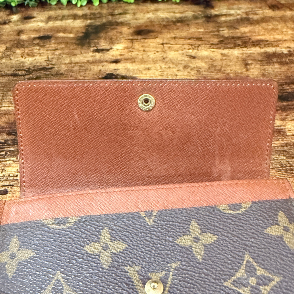 Louis Vuitton Porte Monnaie Wallet Monogram