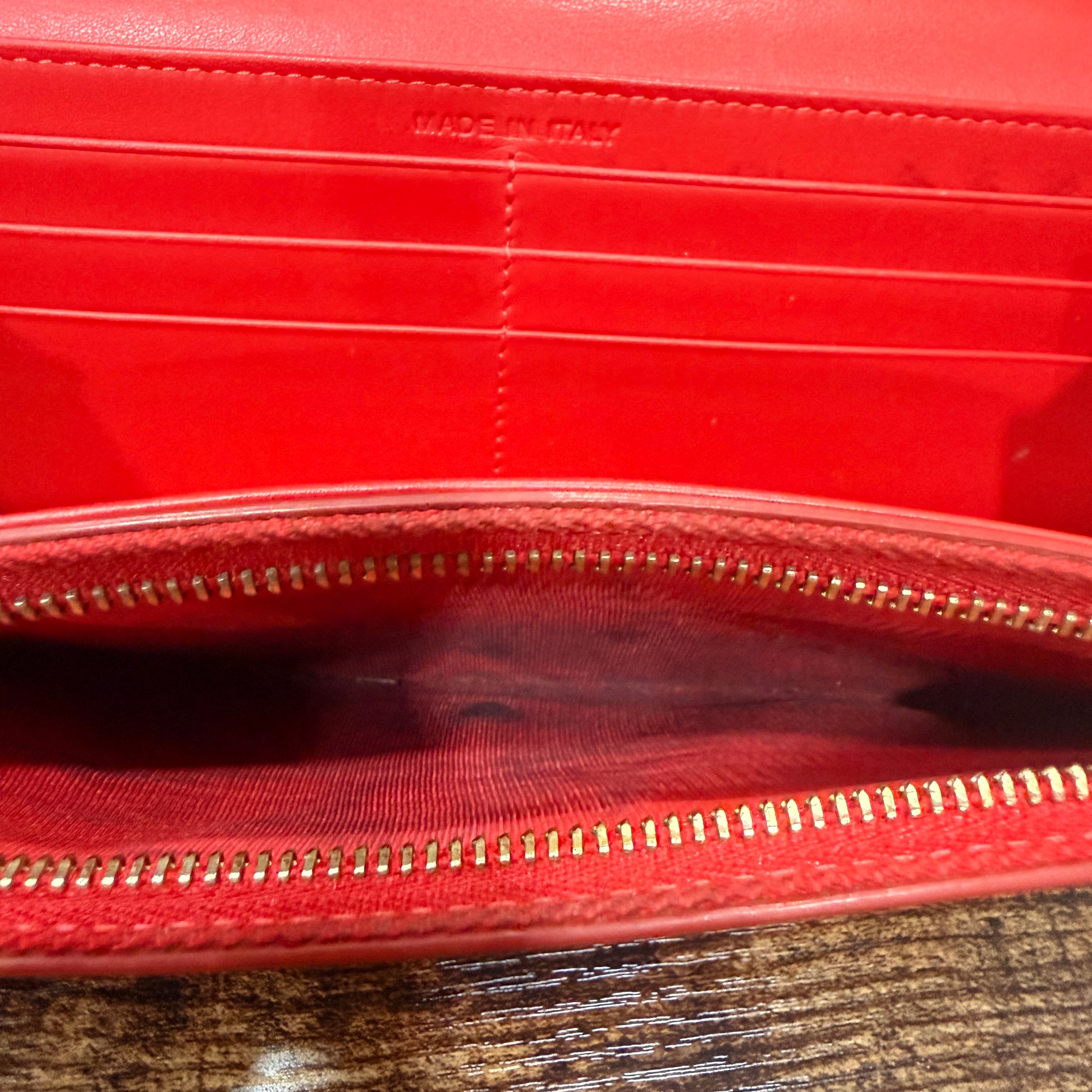 Louboutin Wristlet Wallet Red