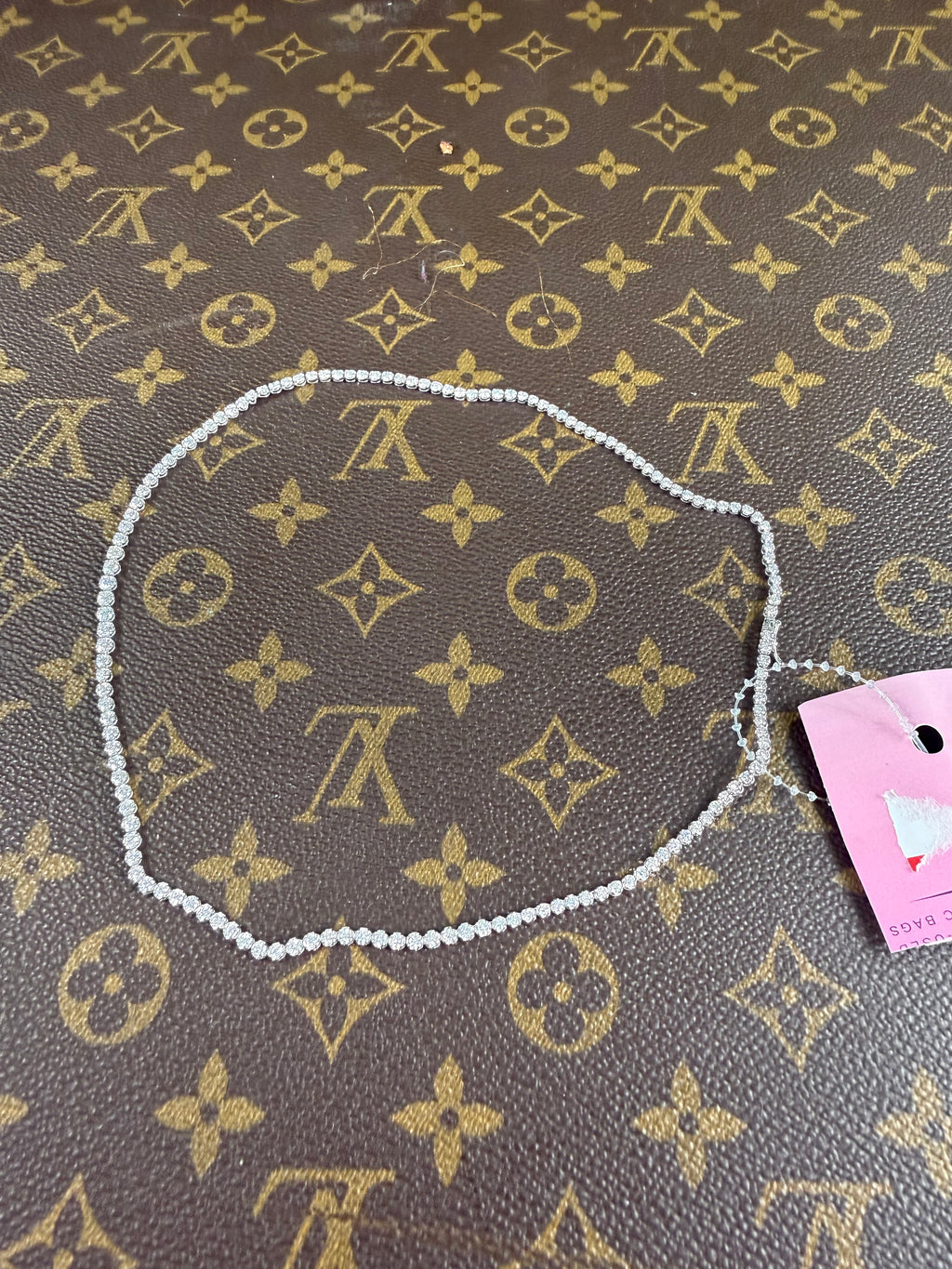 Tennis Necklace White Gold 18K 7 Carats
